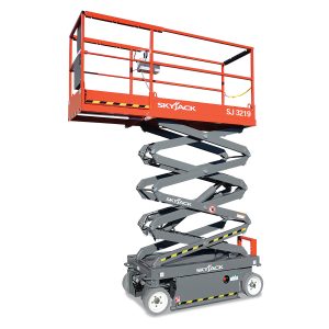 Plataforma eléctrica con tijeras de elevación SJ 3219